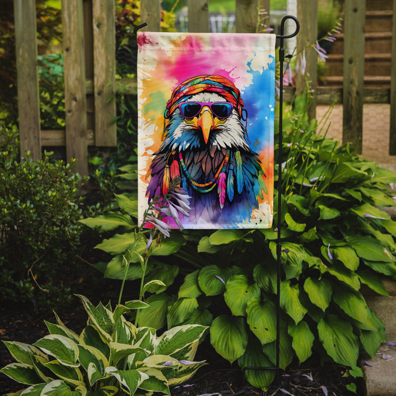 Drapeau de jardin hippie