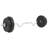 VidaXL Barbell Set 66.1 lb
