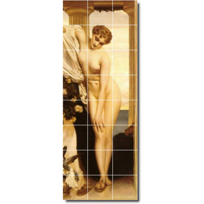 8" X 8"24" X 64"Set Of 24-24" X 64" Ceramic Lawrence Alma Tadema Woman Painting Decorative Mural Tile W00133: 8" X 8" (Set Of 24)
