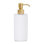 Domus White Gloss Soap / Lotion Dispenser
