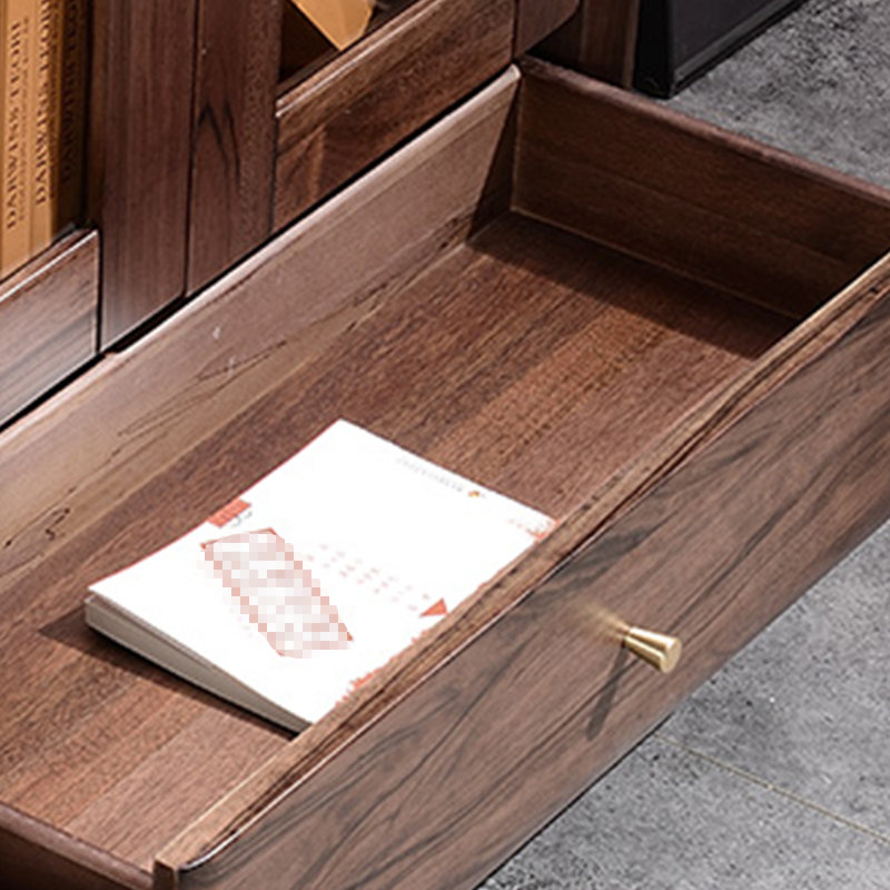 Bibliothèque en bois massif pur