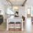 3-Light Alabaster Drum Pendant Light