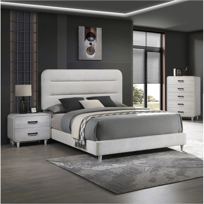 Meuble de rangement contemporain en bois avec 1 commode et 1 tiroir