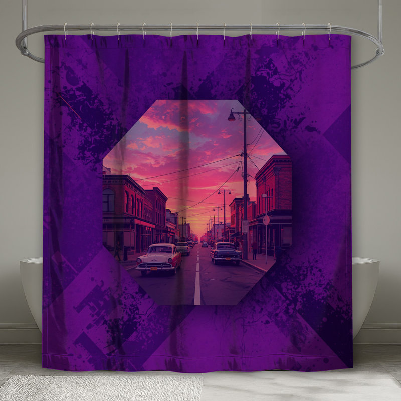 Rideaux de douche Sunset, L 70 po x H 72 po
