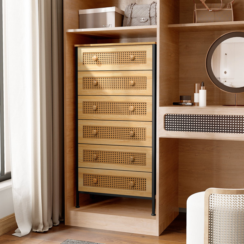 6-drawer Dresser, Natural, Natural