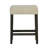 Transitional Bar Table Set With Upholstered Tufted Stools And USB Ports,Set Of 4