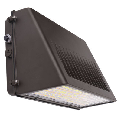 Lumières murales à DEL à découpage complet avec puissance Photocell 125W / 105W / 76W sélectionnable et éclairage commercial extérieur CCT 5000K / 4000K / 3000K, homologué UL