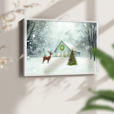 Art de Noël - XCVI - Reproduction encadrée - Restickable