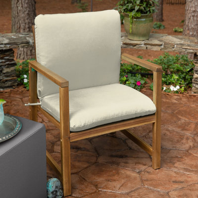 Coussin de chaise club d'extérieur Casual Toile