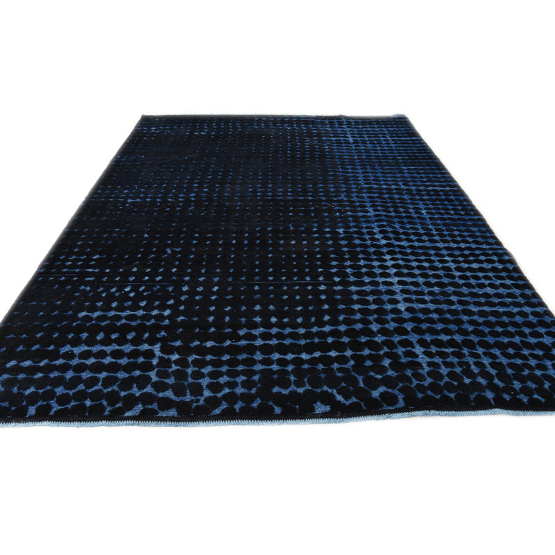 Tapis noir / bleu Howard