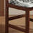 Brown Solid back side Chair(Set of 2)