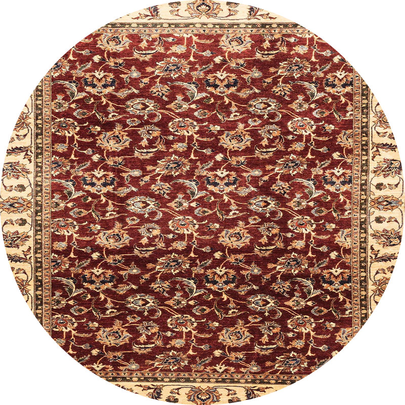 Abstract Indoor Rug, Round 3'