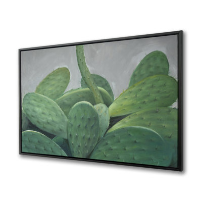 Cactus Bundle - Floral Botanical Framed Canvas for Home Decor