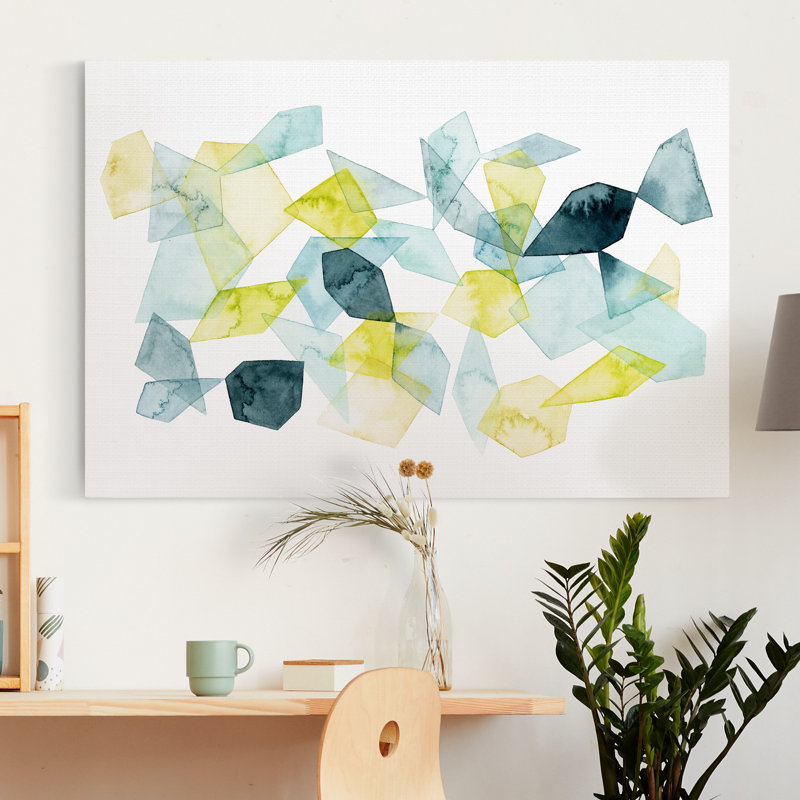 «Seaglass Abstract I», reproduction sur toile tendue, H 36 po x l 24 po x P 1 po