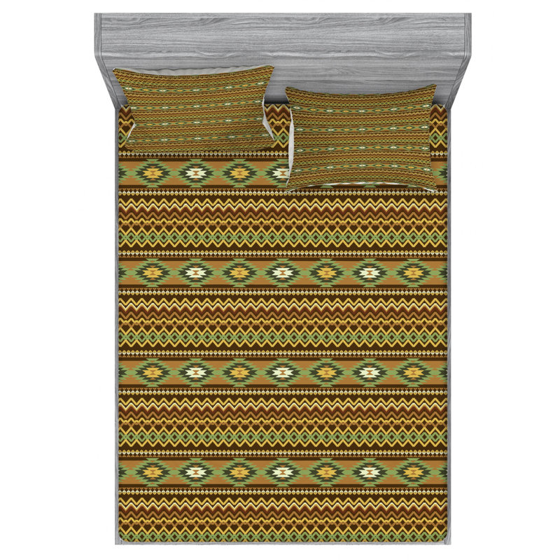 Microfiber Sheet Set, Queen Sheet Set with Fitted Sheet