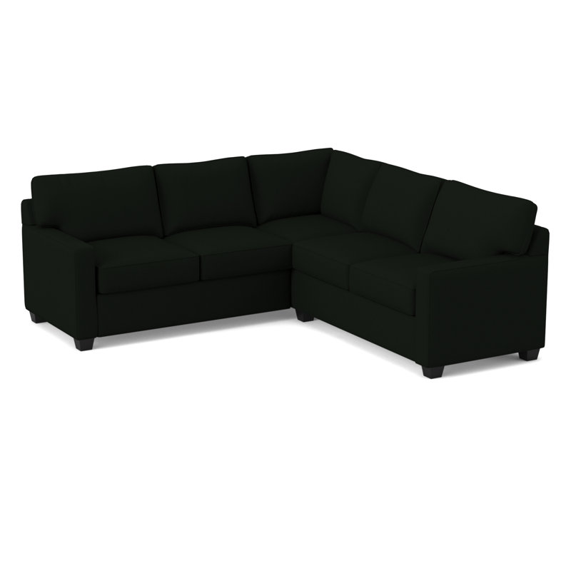 Canapé modulaire 90 po Brooks, Noir Dorset