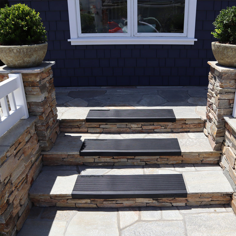 Tapis d'escalier linéaire linéaire, Rectangle 10 po x 3 pi