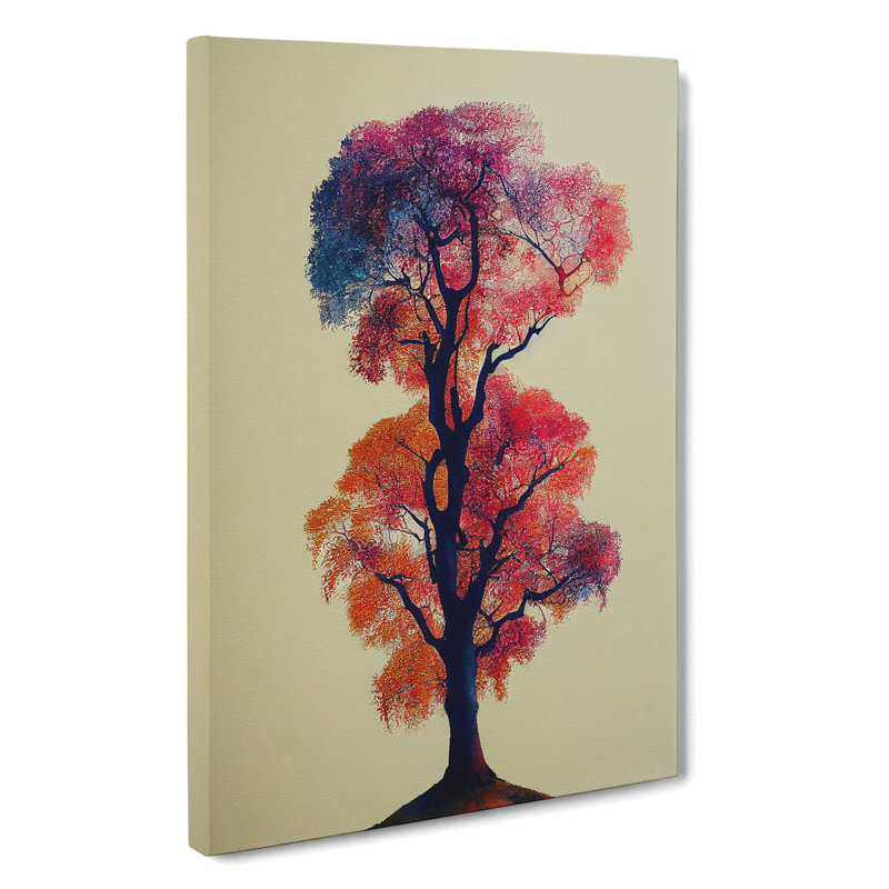 XC1022-15X A Brilliant Tree - Wrapped Canvas Print, 60cm H x 40cm W x 3cm D