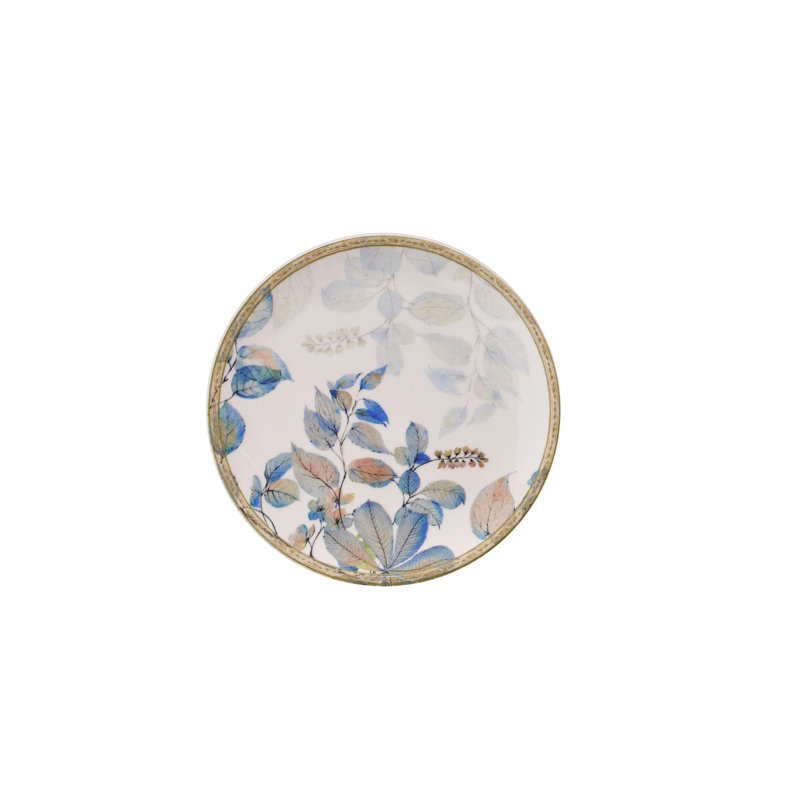 Elegant Dessert Plate Set (6 Pieces), 100% Ceramic, 7.6 x 7.6 x 0.8 inches | Dishwasher & Microwave Safe | Perfect for Serving Cakes, Pastries, and Desserts | Stylish Addition to Your Tableware Collection