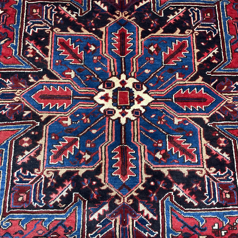 HERAT ORIENTAL Handmade Heriz Wool Rug