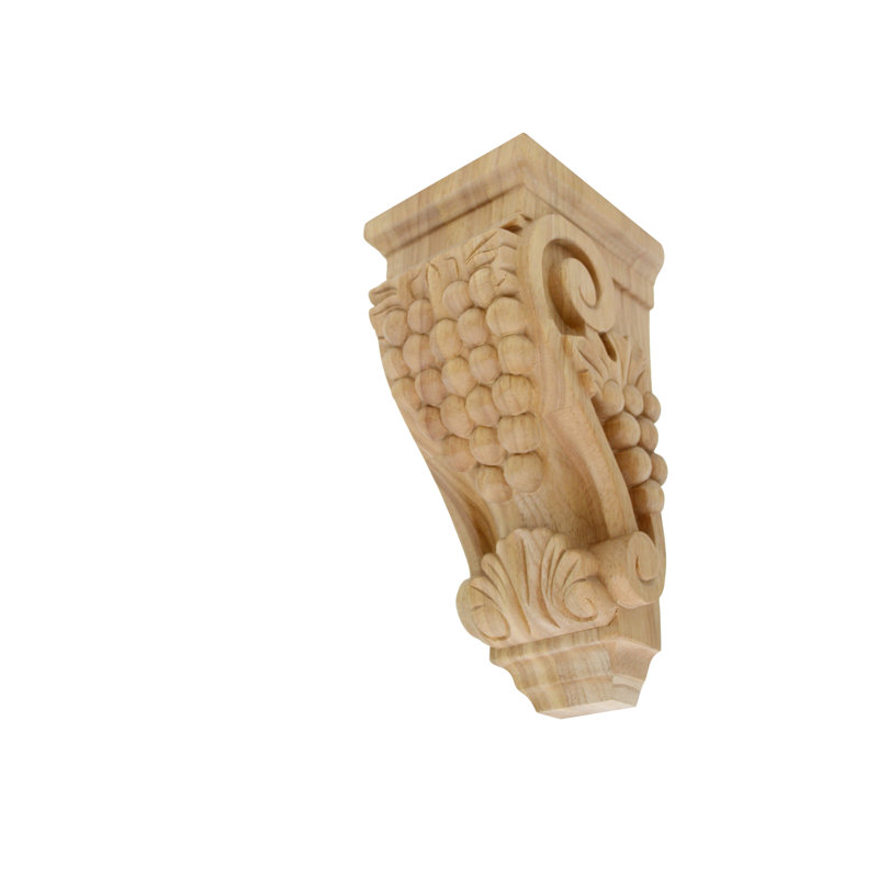 10'' H x 4.5'' W x 5'' D Solid Wood Bracket / Corbel