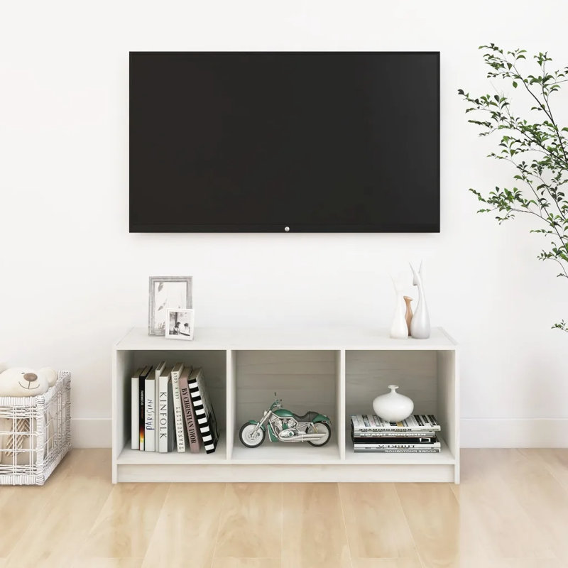Georganne Unfinished TV Stand, White