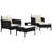 Meshell 4 - Person Patio Conversation Set with Cushions-1366479345-1366479350