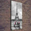 Eiffel Tower Scooter - Wrapped Canvas Print