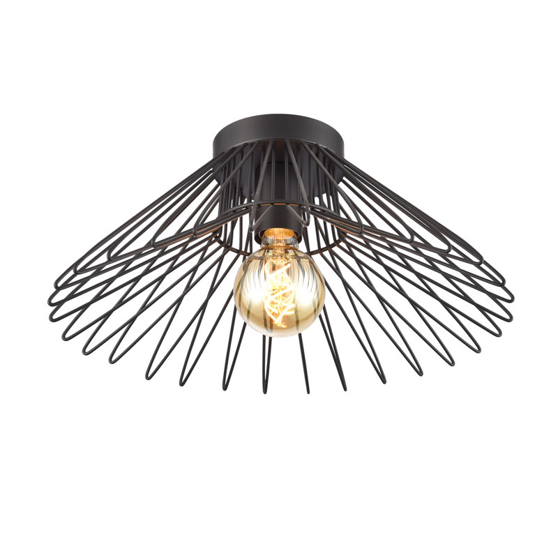 Aldie Flush Mount, Black