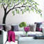 Décalcomanie murale Falling Leaves Weeping Willow Tree-1557798329