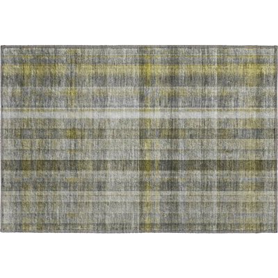 Premium Machine Washable Cerrito AMF534 Gray Rug
