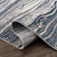 Tapis abstrait bleu / gris Hucklow-658359340