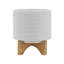 PLATEAU 8 "AVEC SUPPORT 8", BLANC