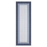 Modern Striped Bordered Printed (Not Woven)Rugs for Living Room Bedroom Decor Washable Low Pile Laundry Runner Rug Simple Neutral Carpet for Office Home Decor