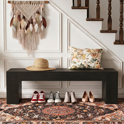 70.87" Long Entryway Bench