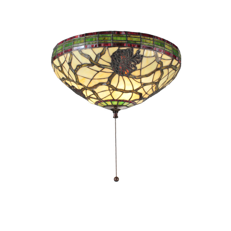 Rustic Lodge 3 - Light Flush Mount