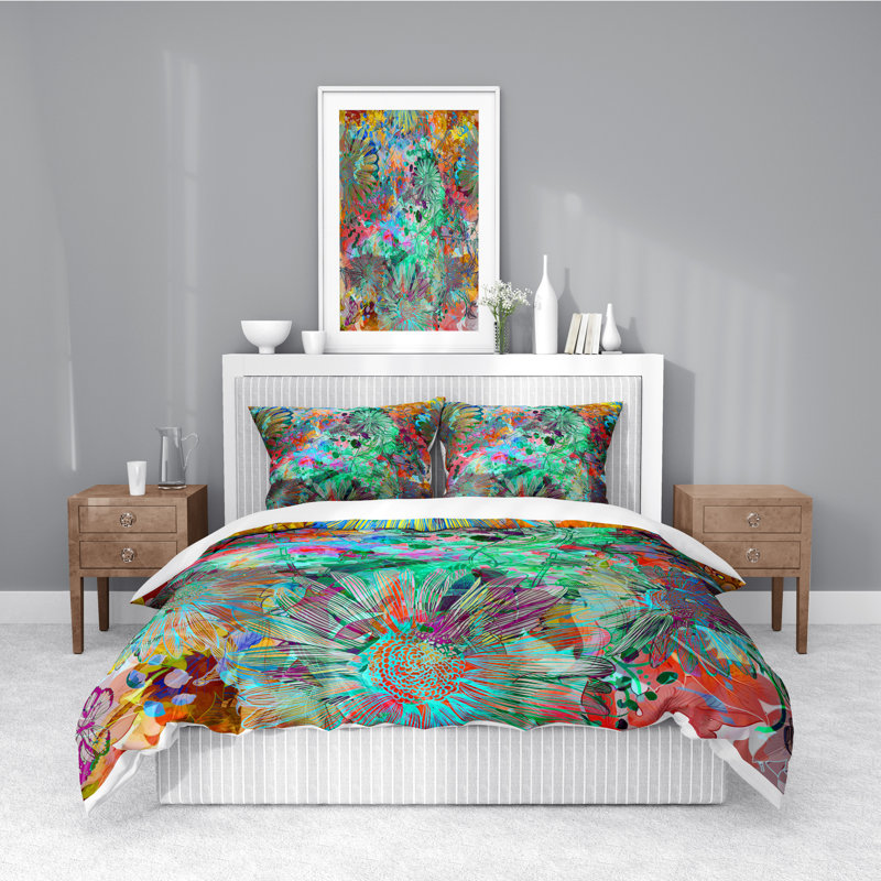 Polyester Duvet Cover, Queen Duvet Cover + 2 Standard Shams