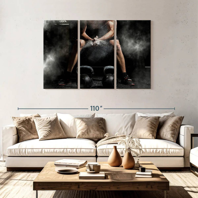 Sireci Kettlebell Lift Prep, 48" H x 74" W