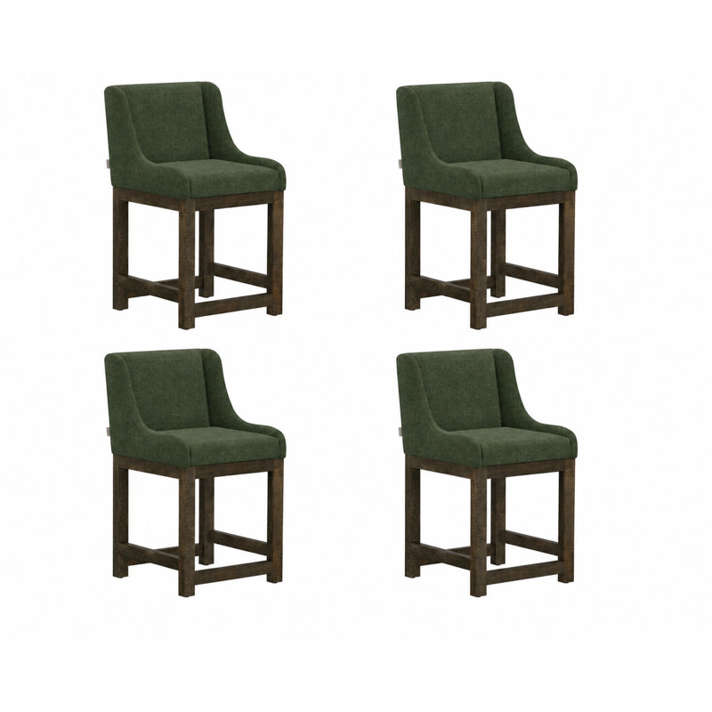 Seating Wooden Frame, Barstool 24" - Set Of 4, 4