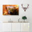 Portrait Of A Highland Cow In Abstract - Wrapped Canvas-55341804