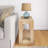 Dedie Solid Wood End Table-595958148