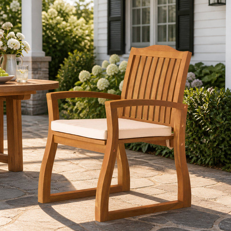 Fauteuil d'extérieur en bois