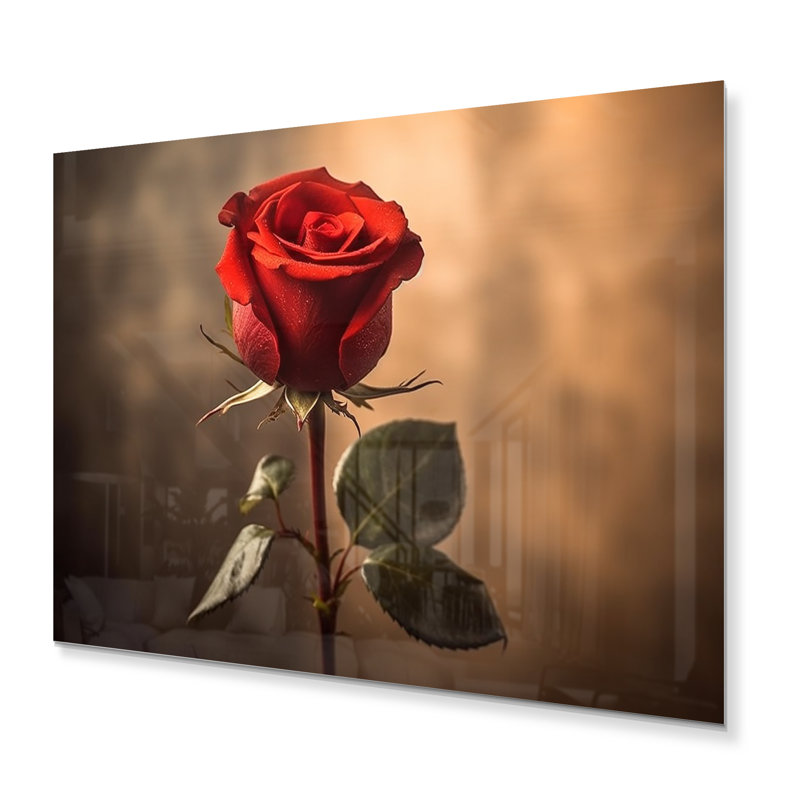 Vintage Rose Reverie - salon d'art mural floral en métal, H 16 po x l 32 po x P 1 po
