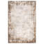 Abrienne Soft Shiny Border Beige Rug-1677232737
