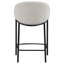 Tabouret de bar moderne Tabourets rembourrés confortables avec dossier bas pour une expérience relaxante