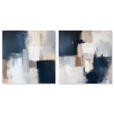 «Veils of Azure», reproduction d'art sur toile par Art Remedy, 20 x 20