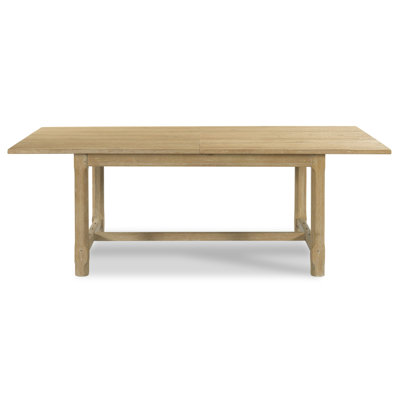 Forever Extendable Solid Oak Trestle Dining Table