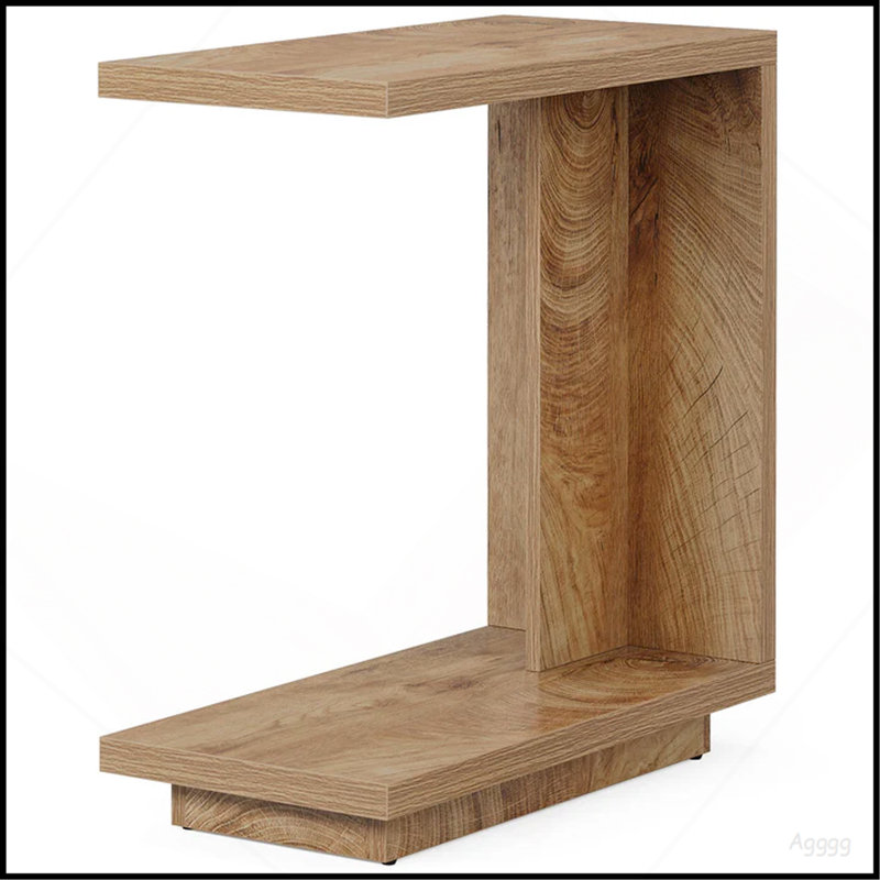 C-Shaped Bedside Table,Stylish Side Table