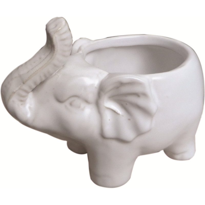 Mucip Ceramic Statue Planter, White