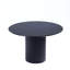 Table de salle à manger ronde noire-389786848-389786849